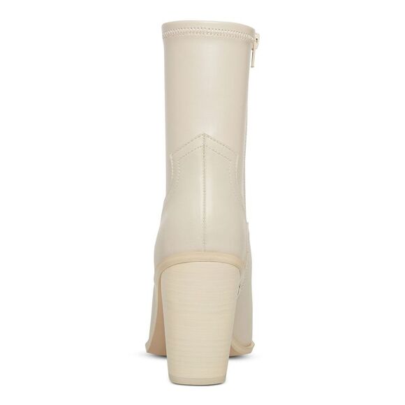 STEVE MADDEN Womens Ivory Thorn Pointed Toe Block Heel Western Boot 7.5 M - Picture 2 of 4